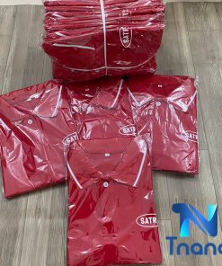 áo thun đồng phục cá sấu mè cổ trụ