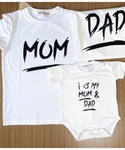 ao thun dong phuc mom dad son