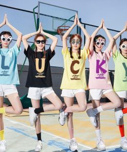 ao thun dong phuc nhom mau lucky