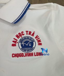 đồng phục áo thun cổ trụ đại học trà vinh