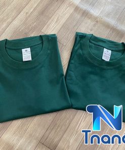 áo thun cổ tròn vải cotton 100%
