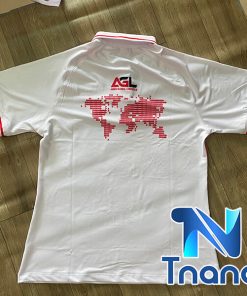 áo thun cổ trụ AGL in chuyển nhiệt