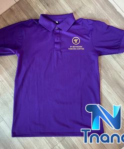 áo thun pi network màu tím