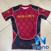 đồng phục ao thun cổ tròn vải mè kim cương