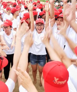 mũ lưỡi trai đồng phục đi biển