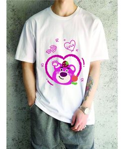 in áo thun gấu dâu lotso