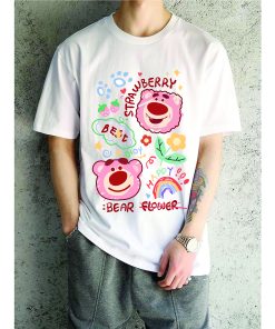 in áo thun gấu dâu lotso