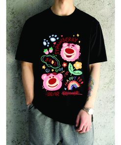 in áo thun gấu dâu lotso