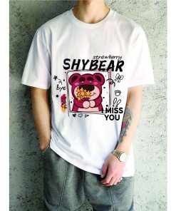 in áo thun gấu dâu lotso