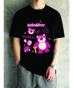 in áo thun gấu dâu lotso