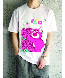 in áo thun gấu dâu lotso