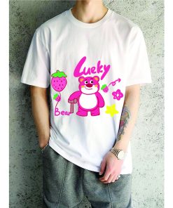 in áo thun gấu dâu lotso