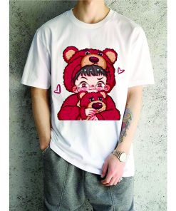 in áo thun gấu dâu lotso
