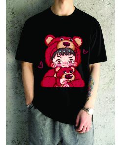 in áo thun gấu dâu lotso