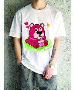 in áo thun gấu dâu lotso