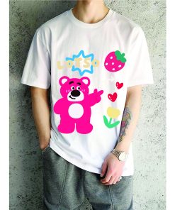 in áo thun gấu dâu lotso