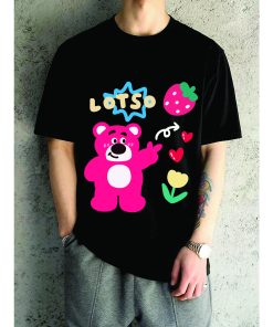 in áo thun gấu dâu lotso