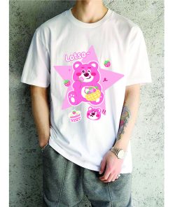 in áo thun gấu dâu lotso