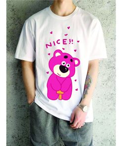 in áo thun gấu dâu lotso