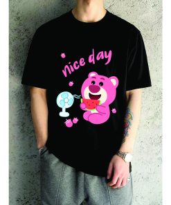 in áo thun gấu dâu lotso