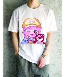 in áo thun gấu dâu lotso