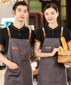 Tạp dề pha chế màu mâu mẫu TD03