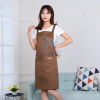 Tạp dề pha chế +20 mẫu đẹp nhất 2023 - TD13 - Nâu Đất