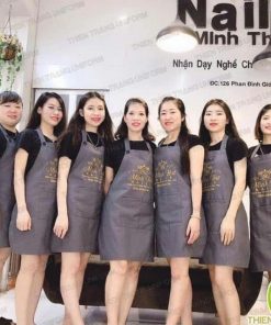 Tạp dề nail minh thư