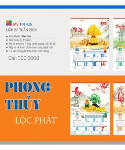 Lịch 52 tuần 2024 PTN426