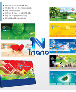 IN LỊCH ĐỂ BÀN - Lịch bàn 2024 Mẫu cuộc sống tươi đẹp PN65