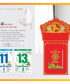Lịch bloc 17x24 2024 Bloc Đại đặc biệt TPN43