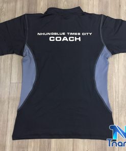 áo pt cổ dây kéo nhung blue