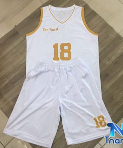 bộ bóng rổ vải mè 2 chiều tân tạo a