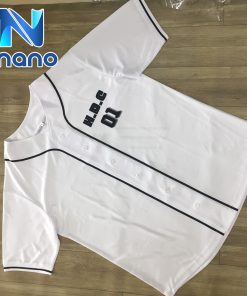 đồng phục áo bóng chày vải mè 2 chiều