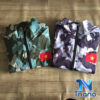 áo khoác nỉ rằn ri