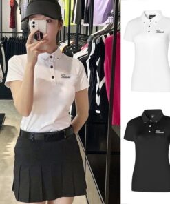 áo thun golf nữ mấu số 18