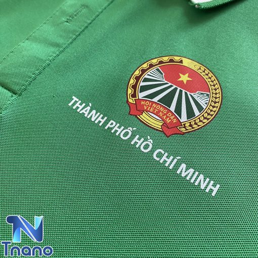 áo thun polo cá sấu sọc trắng