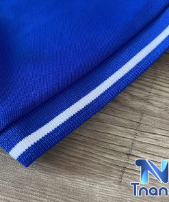 áo thun polo màu xanh bích sọc trắng
