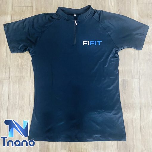 áo thun pt cổ dây kéo fifit