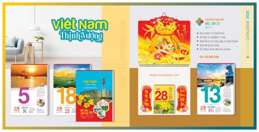 Lịch Bloc đại Việt Nam Thịnh Vượng QH27