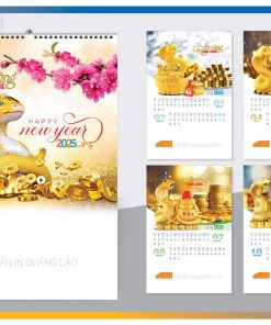 Lịch treo tường Rắn Vàng Thịnh Vượng