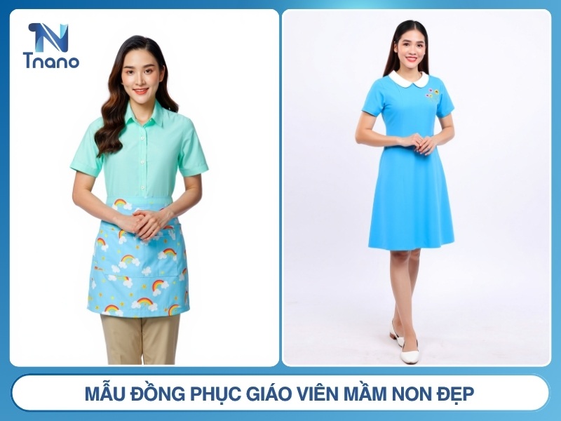 16+ mẫu đồng phục giáo viên mầm non ĐẸP NHẤT 2026 mẫu đồng phục giáo viên mầm non đẹp