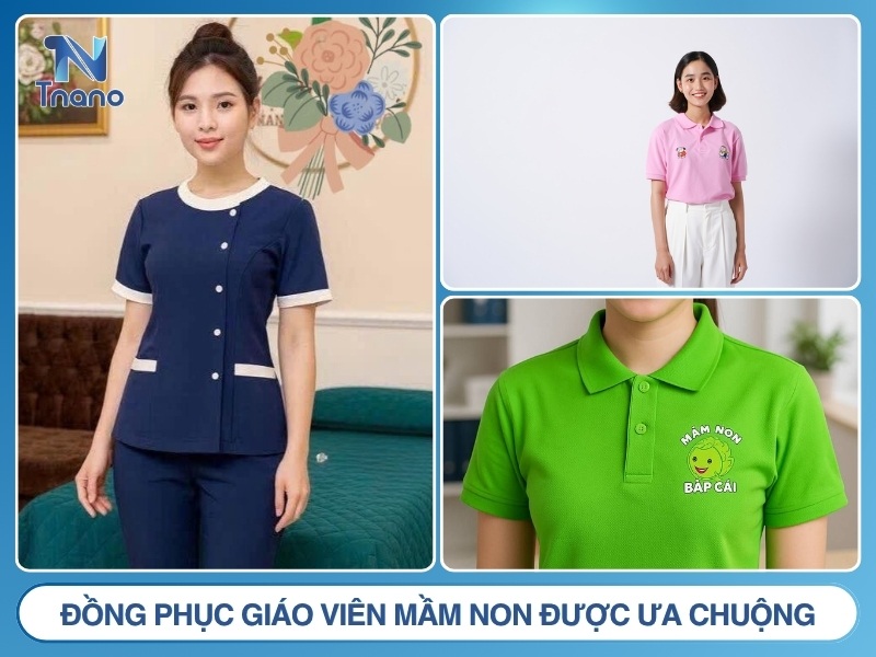 16+ mẫu đồng phục giáo viên mầm non ĐẸP NHẤT 2026 đồng phục giáo viên mầm non được ưa chuộng
