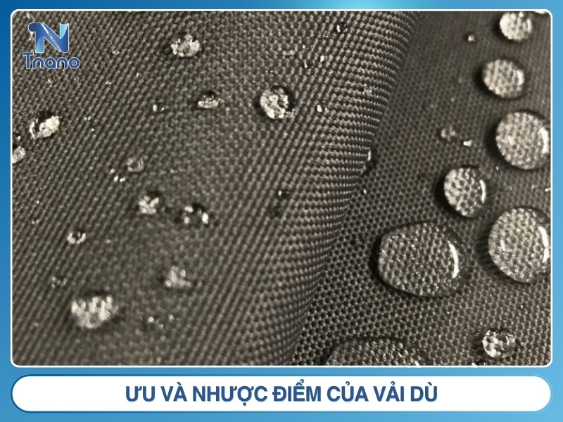 Vải dù là gì? Phân loại ưu nhược điểm và ỨNG DỤNG Ưu và nhược điểm của vải dù