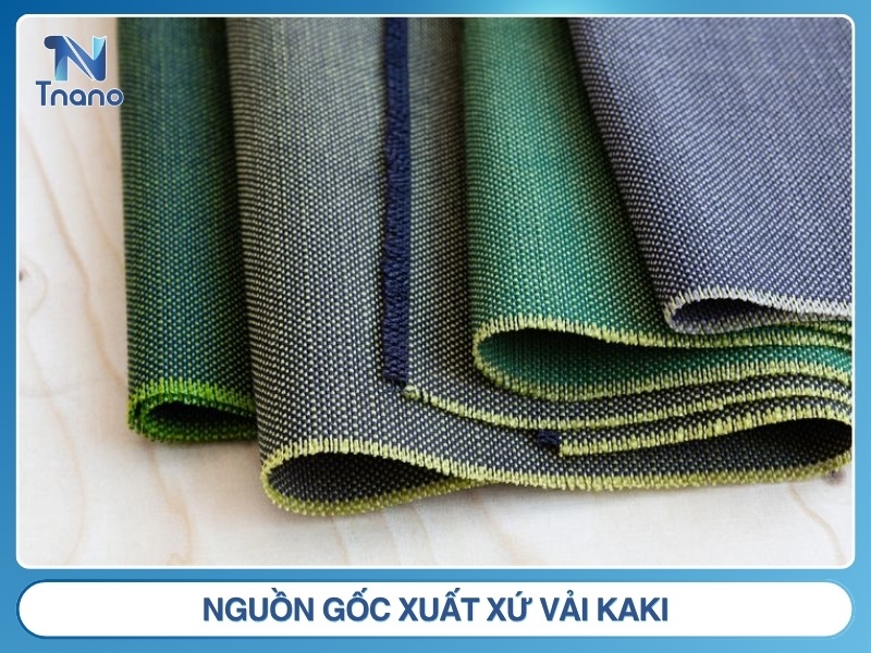 Vải kaki là gì? Tìm hiểu từ A-Z về chất liệu bền đẹp này Nguồn gốc xuất xứ vải kaki