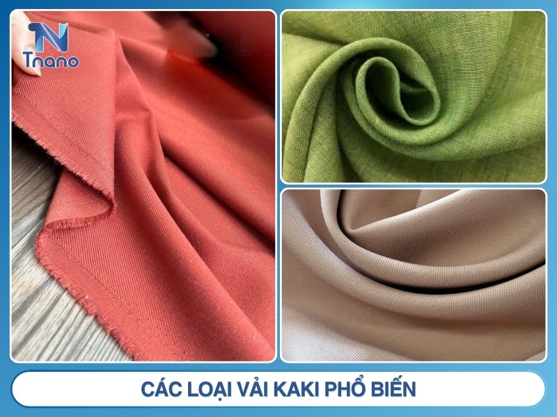 Vải kaki là gì? Tìm hiểu từ A-Z về chất liệu bền đẹp này Các loại vải kaki phổ biến