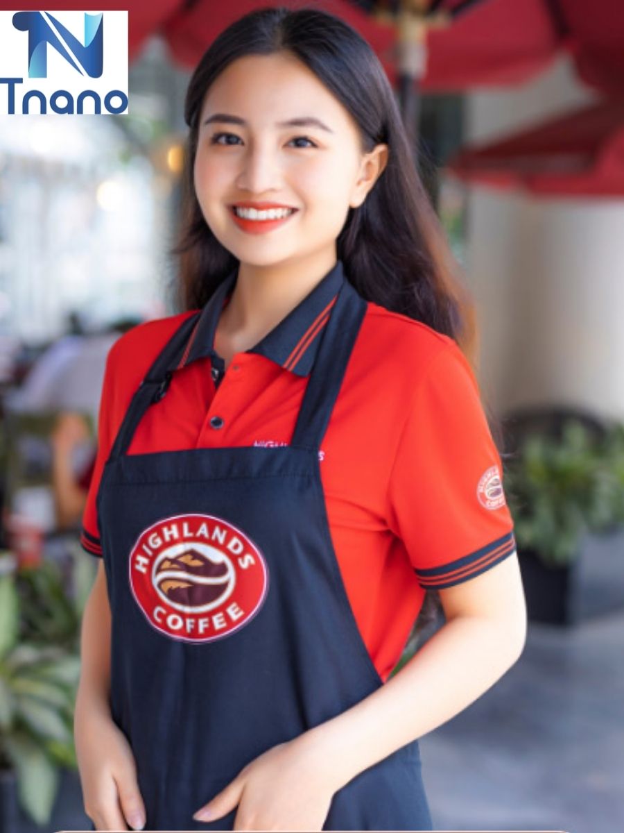 Đồng phục Highlands Coffee gắn liền với thương hiệu doanh nghiệp