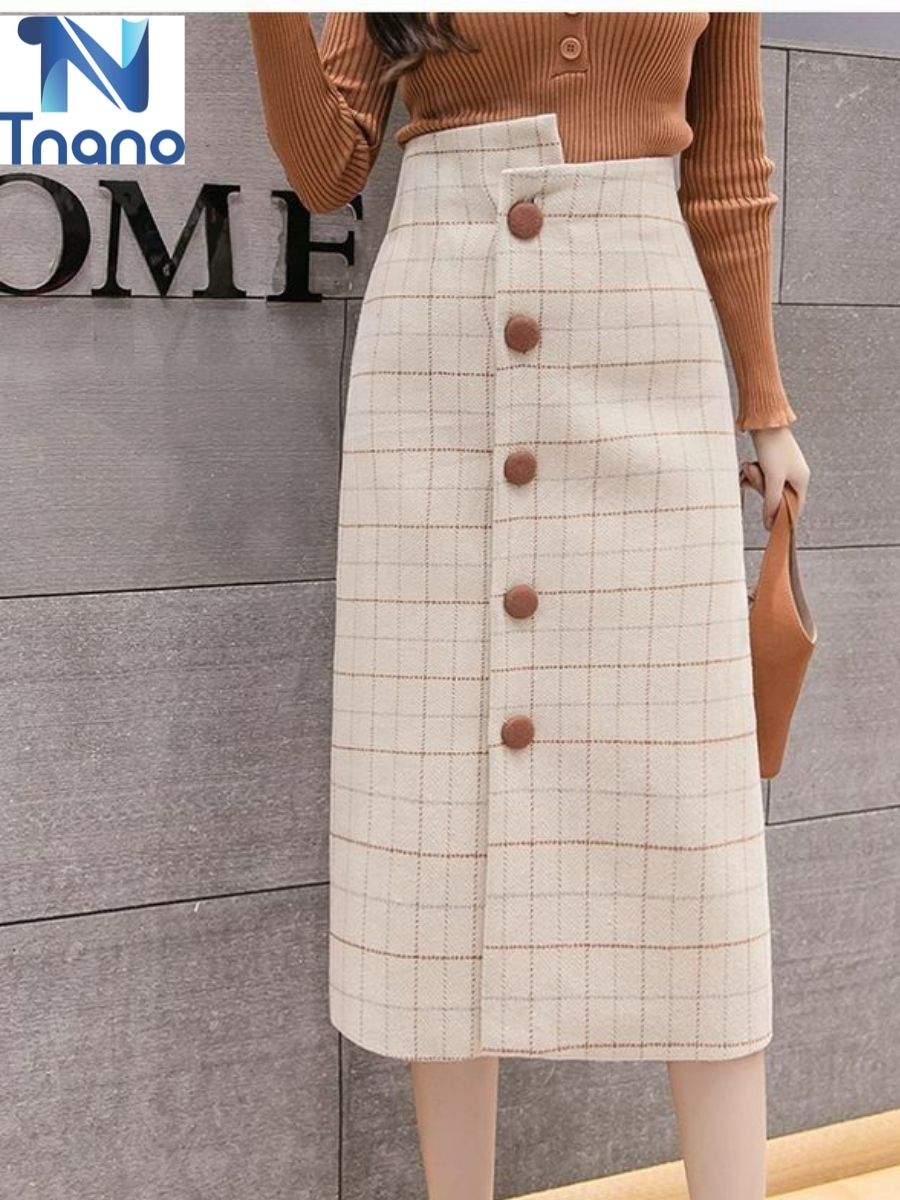 Trẻ trung năng động với họa tiết caro cá tính