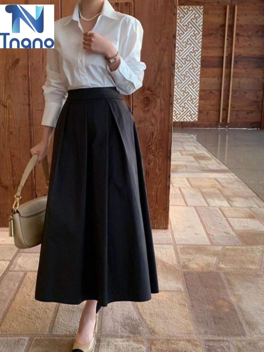 Váy xếp ly nhẹ nhàng tôn dáng mọi vóc người