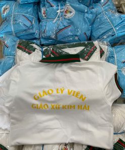 Áo thun cổ trụ logo Năm Thánh